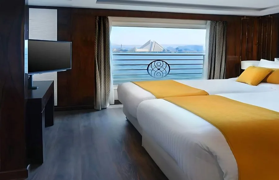 Cabin aboard the HS Sindbad Nile Cruise Nile cruise